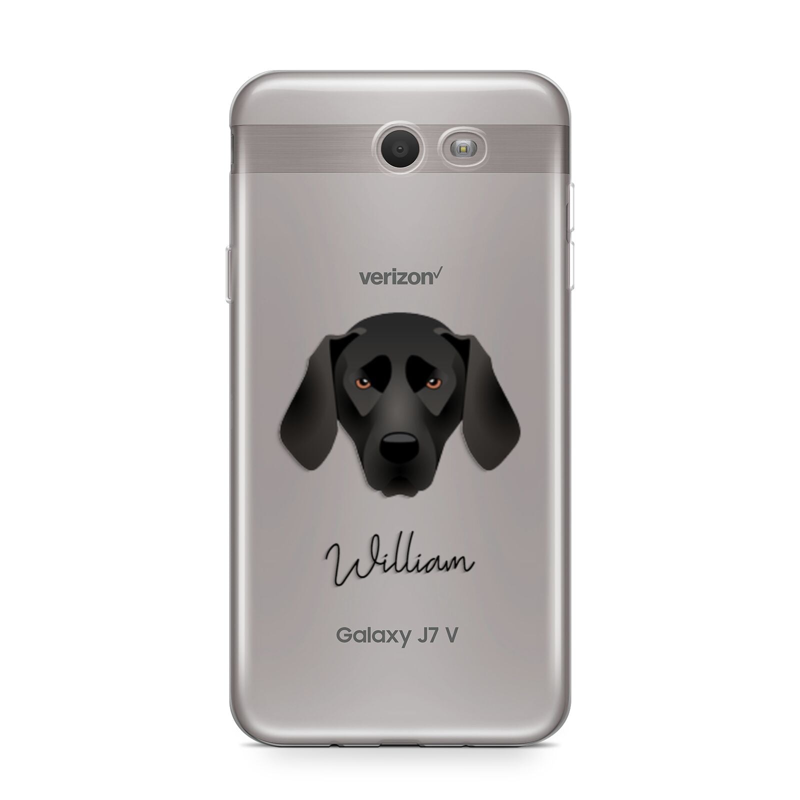Plott Hound Personalised Samsung Galaxy J7 2017 Case