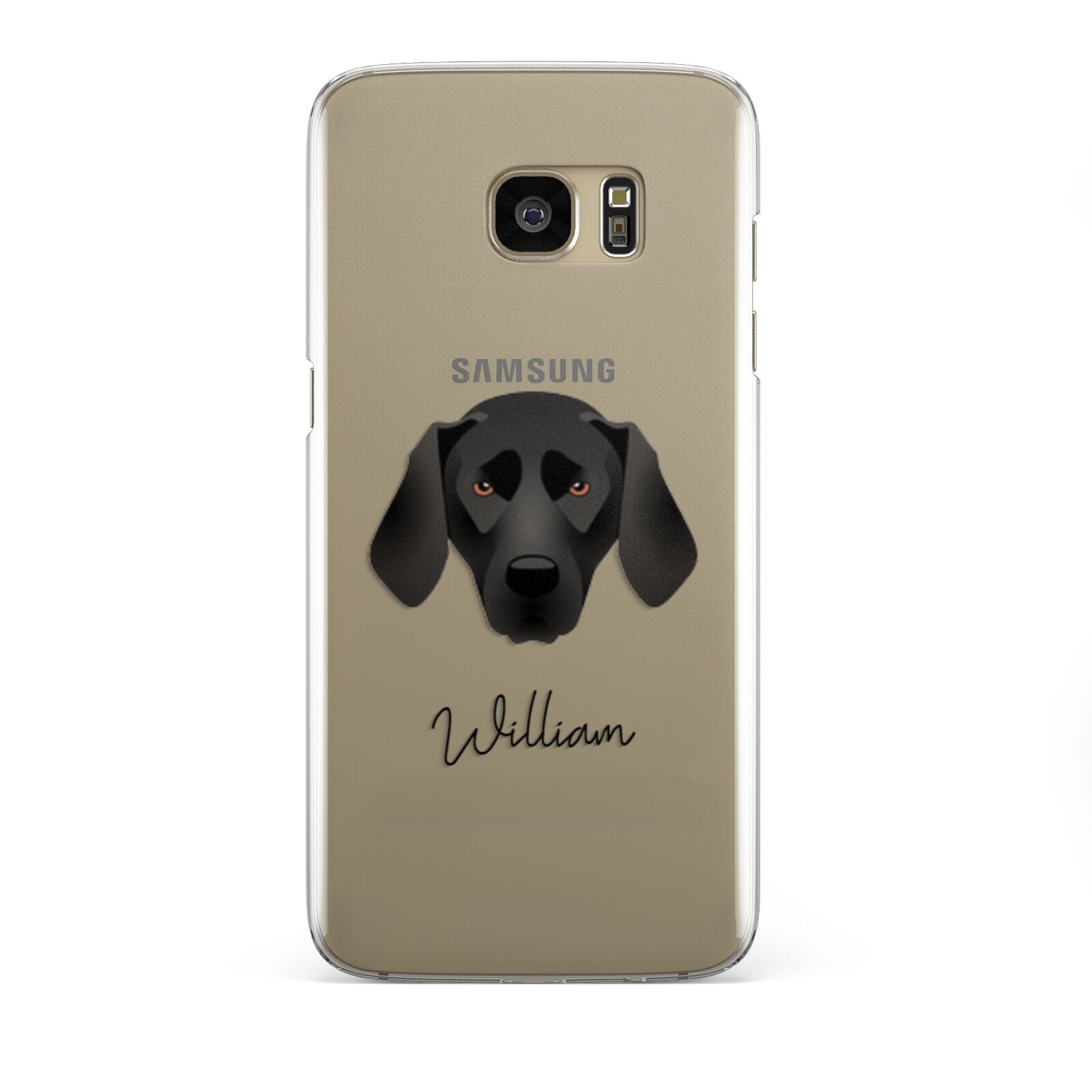 Plott Hound Personalised Samsung Galaxy S7 Edge Case