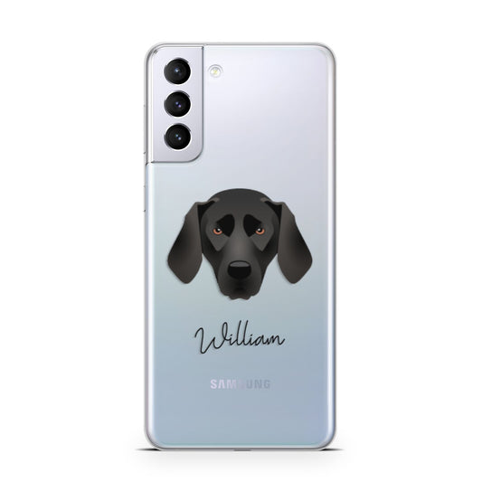 Plott Hound Personalised Samsung S21 Plus Phone Case