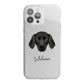 Plott Hound Personalised iPhone 13 Pro Max TPU Impact Case with White Edges