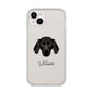 Plott Hound Personalised iPhone 14 Plus Clear Tough Case Starlight