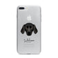 Plott Hound Personalised iPhone 7 Plus Bumper Case on Silver iPhone