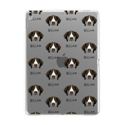 Pointer Icon with Name Apple iPad Silver Case