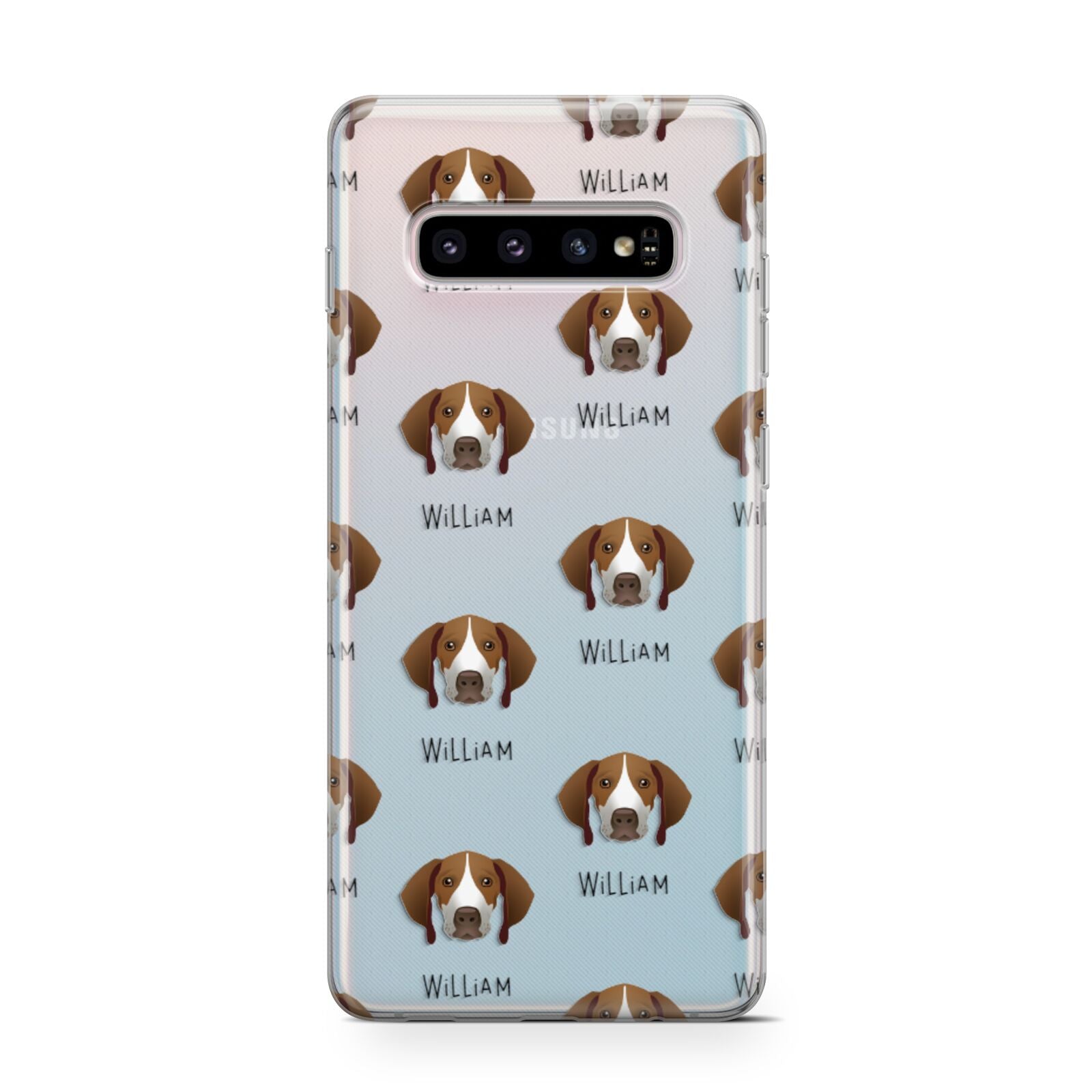 Pointer Icon with Name Samsung Galaxy S10 Case