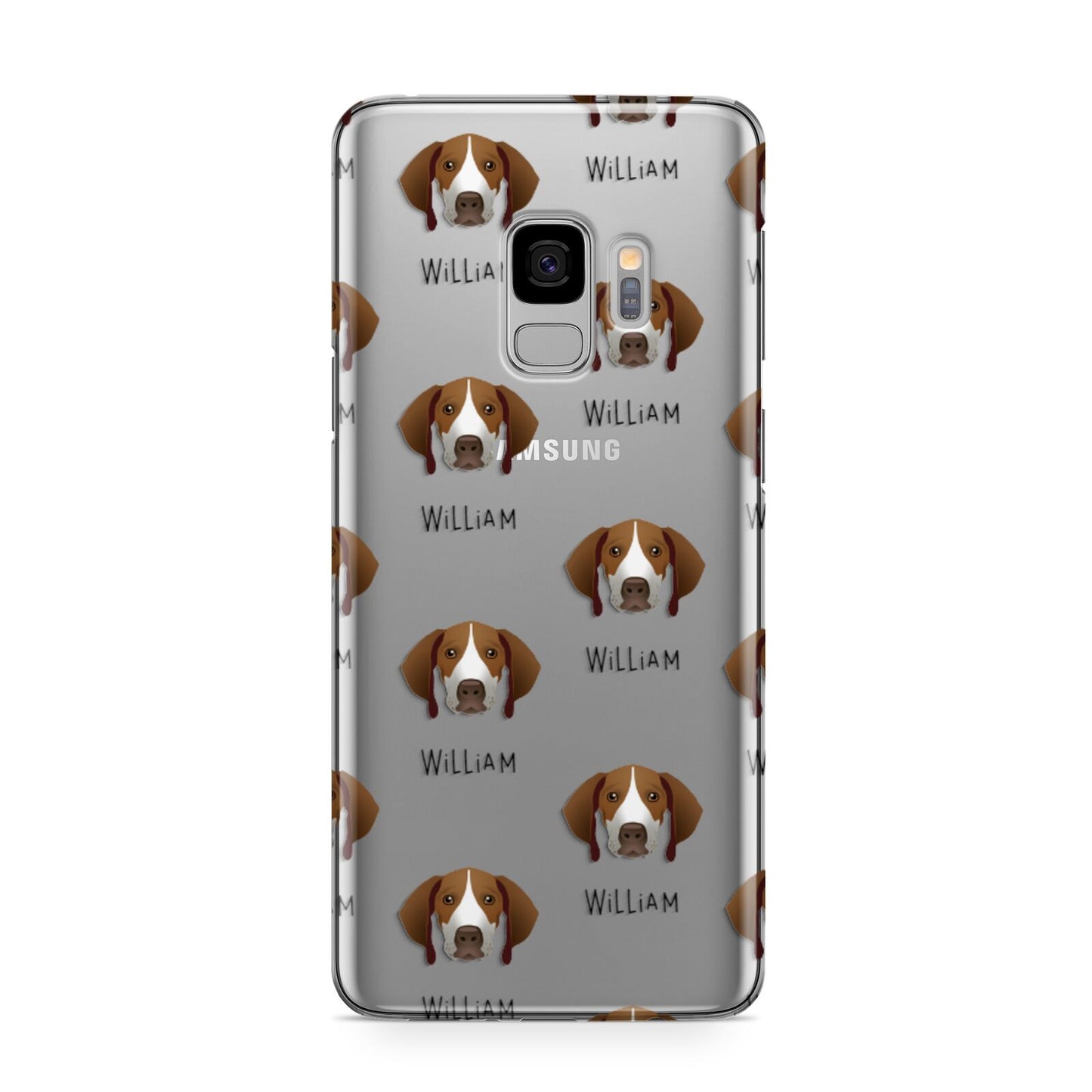 Pointer Icon with Name Samsung Galaxy S9 Case