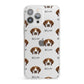 Pointer Icon with Name iPhone 13 Pro Max Clear Bumper Case