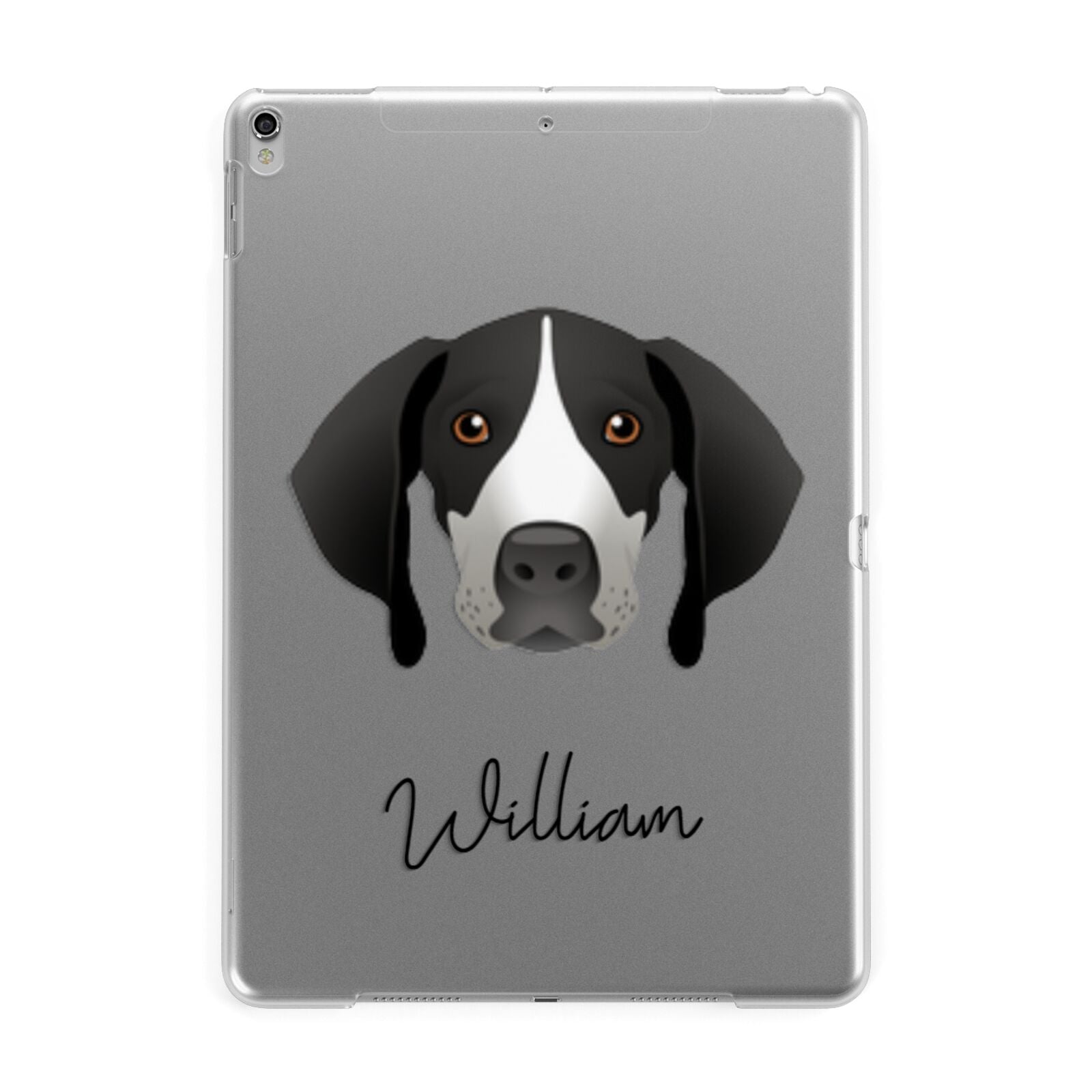 Pointer Personalised Apple iPad Silver Case