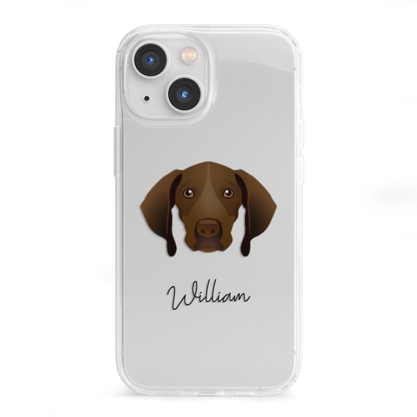 Pointer Personalised iPhone 13 Mini Clear Bumper Case