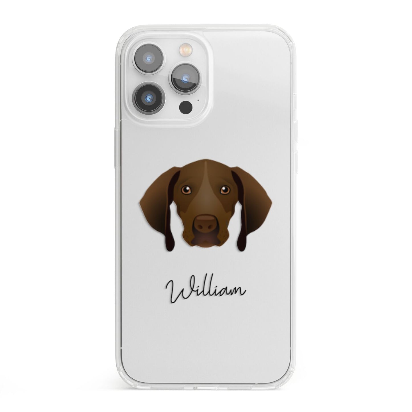 Pointer Personalised iPhone 13 Pro Max Clear Bumper Case