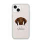 Pointer Personalised iPhone 14 Clear Tough Case Starlight