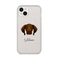 Pointer Personalised iPhone 14 Plus Clear Tough Case Starlight