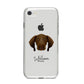 Pointer Personalised iPhone 8 Bumper Case on Silver iPhone