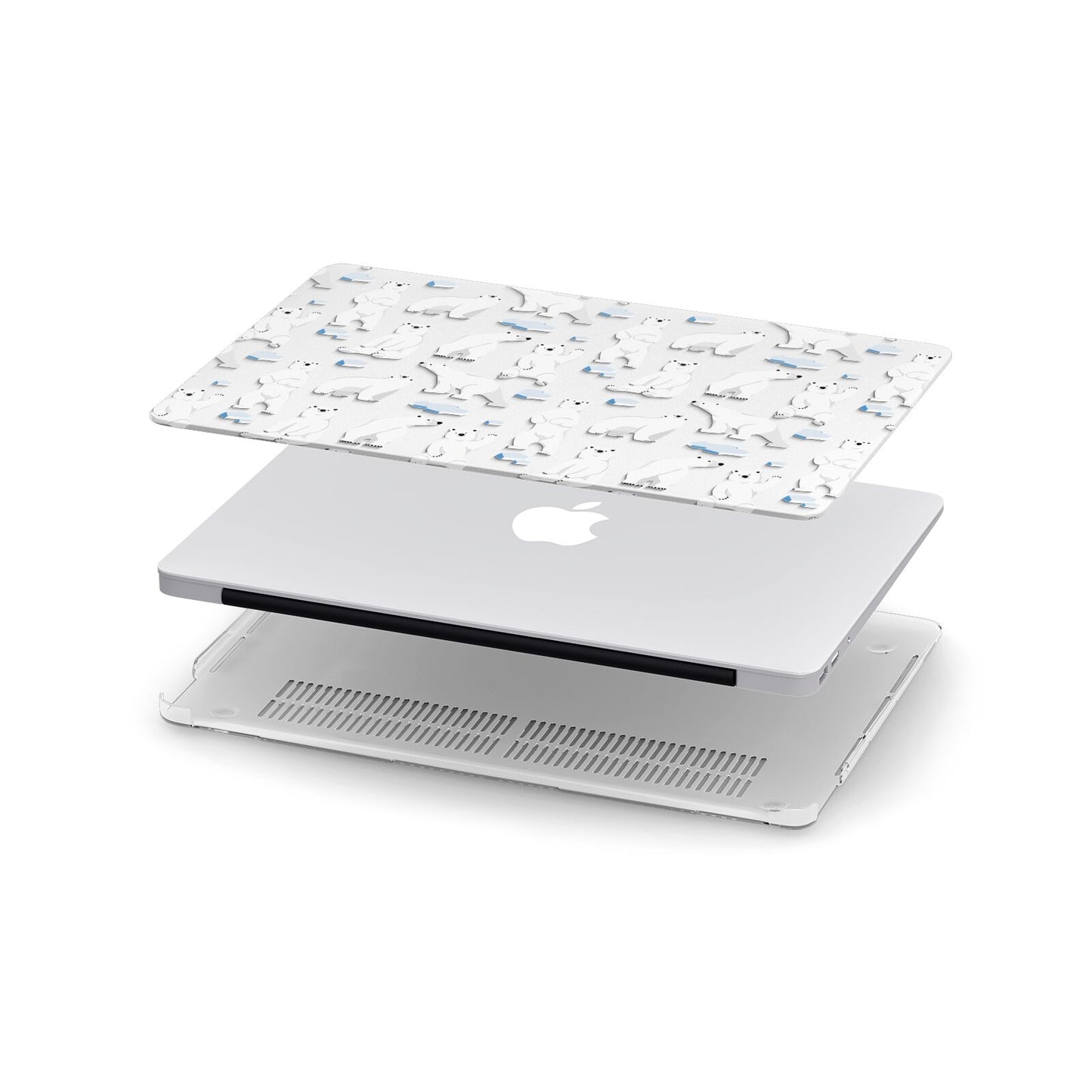 Polar Bear Apple MacBook Case in Detail
