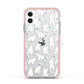 Polar Bear Apple iPhone 11 in White with Pink Impact Case