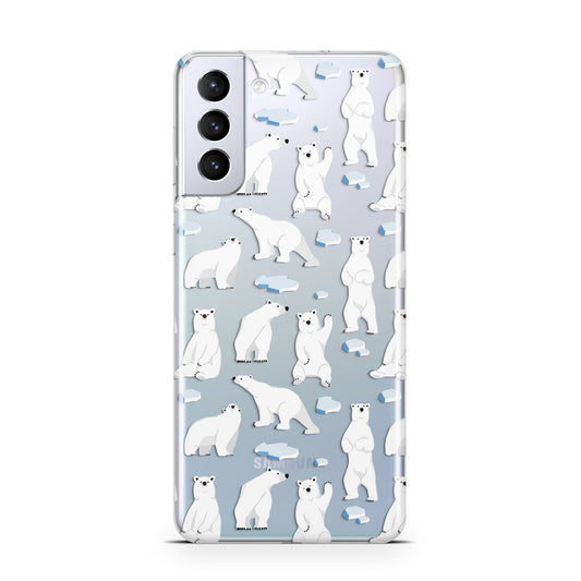 Polar Bear Samsung S21 Plus Phone Case