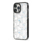 Polar Bear iPhone 13 Pro Max Black Impact Case Side Angle on Silver phone