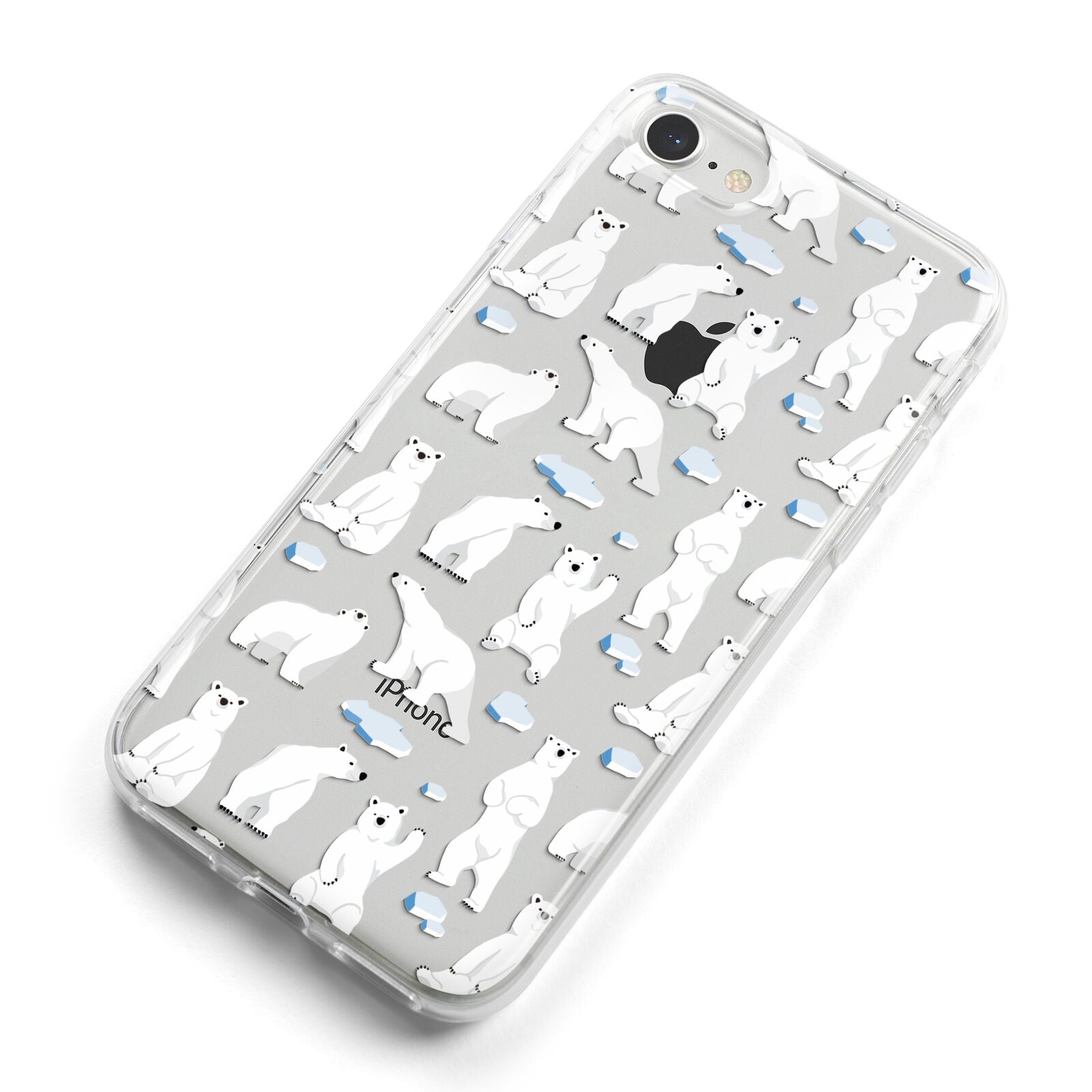Polar Bear iPhone 8 Bumper Case on Silver iPhone Alternative Image
