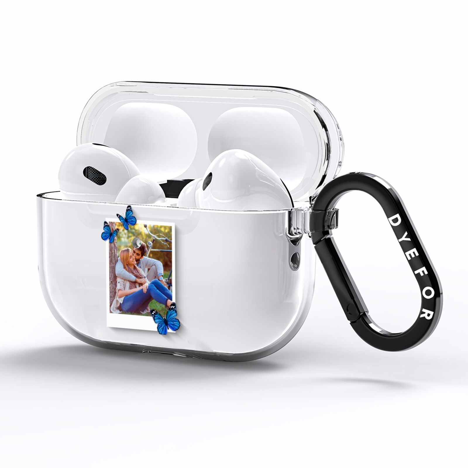 Polaroid Photo AirPods Pro Clear Case Side Image