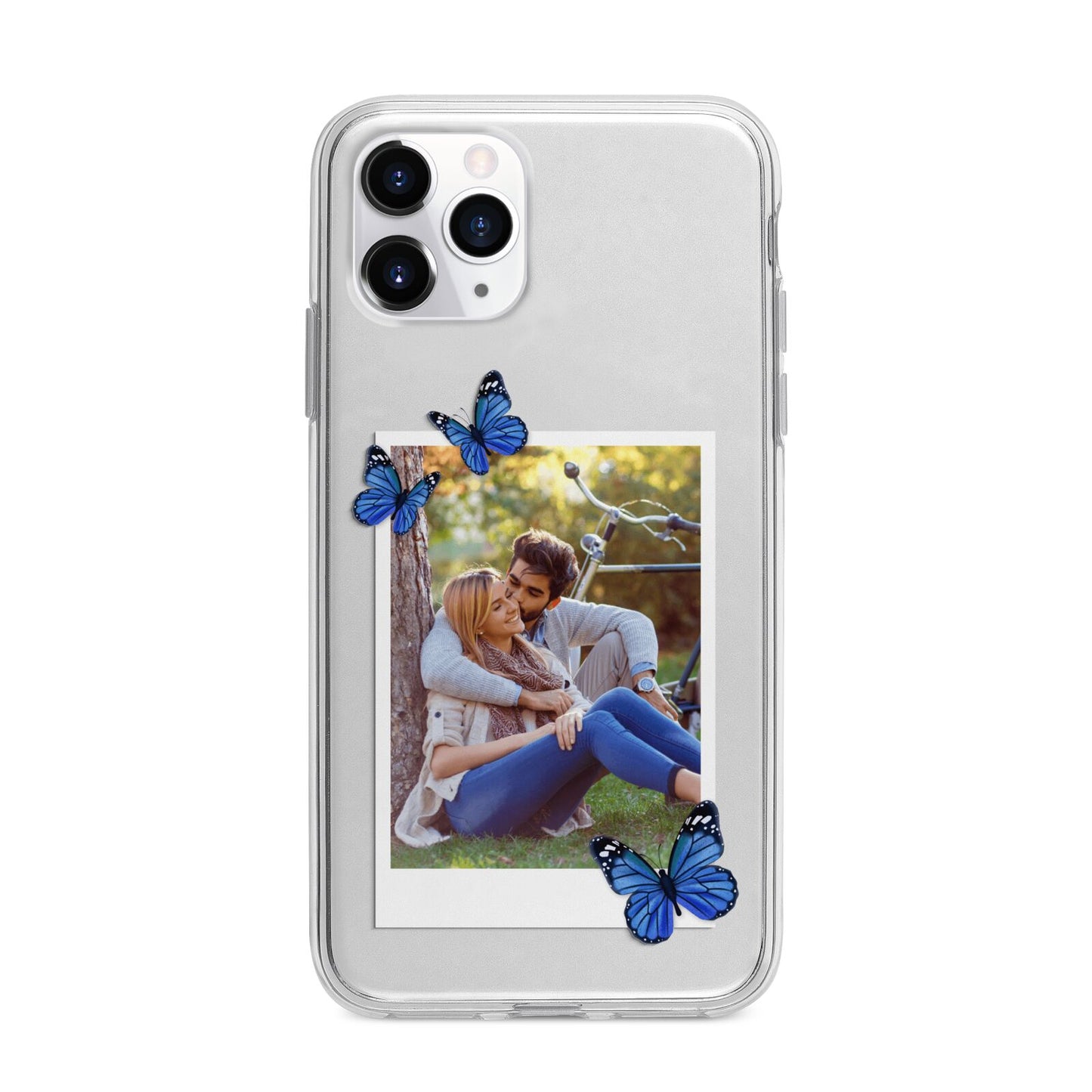 Polaroid Photo Apple iPhone 11 Pro in Silver with Bumper Case