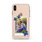 Polaroid Photo Apple iPhone Xs Max Impact Case Pink Edge on Gold Phone