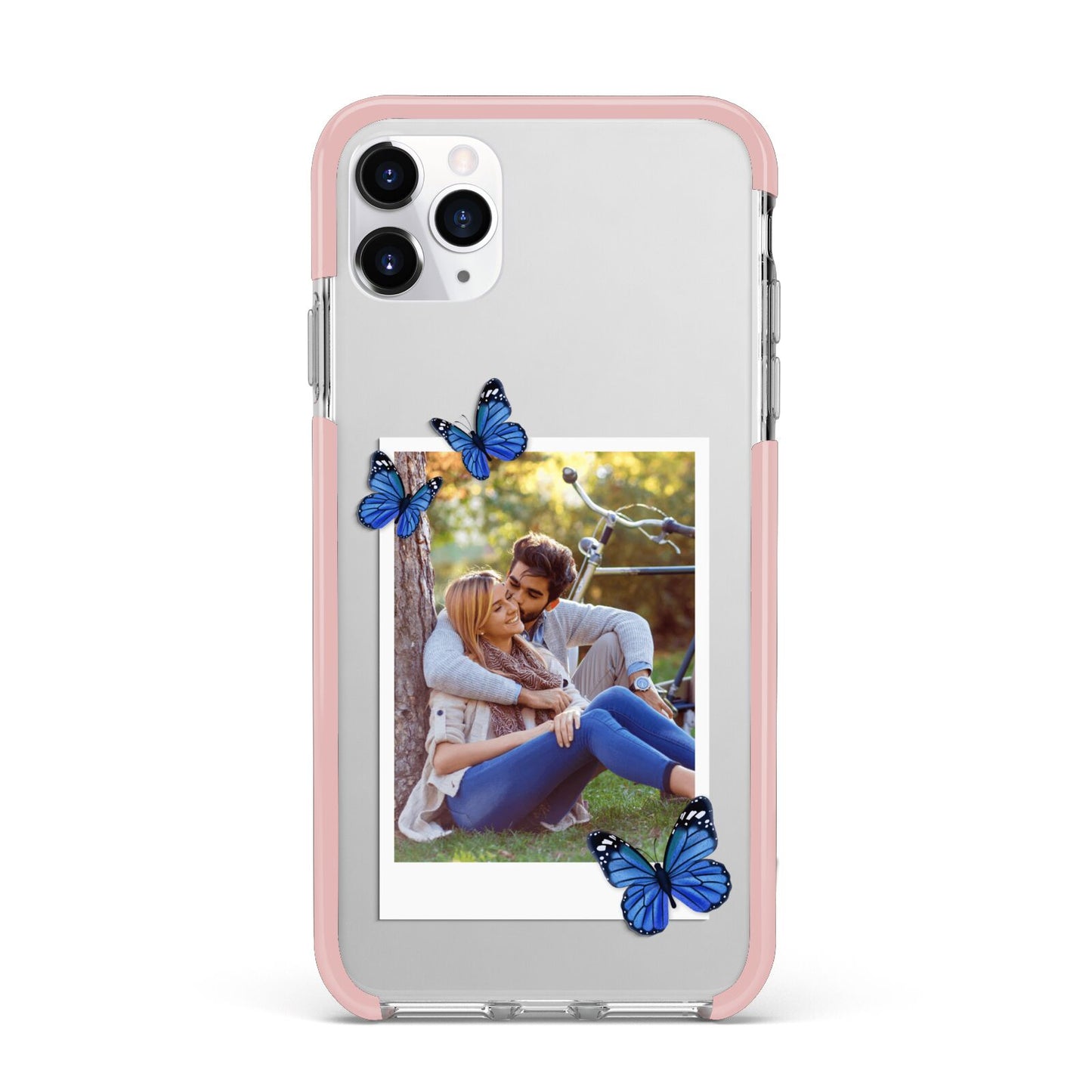 Polaroid Photo iPhone 11 Pro Max Impact Pink Edge Case