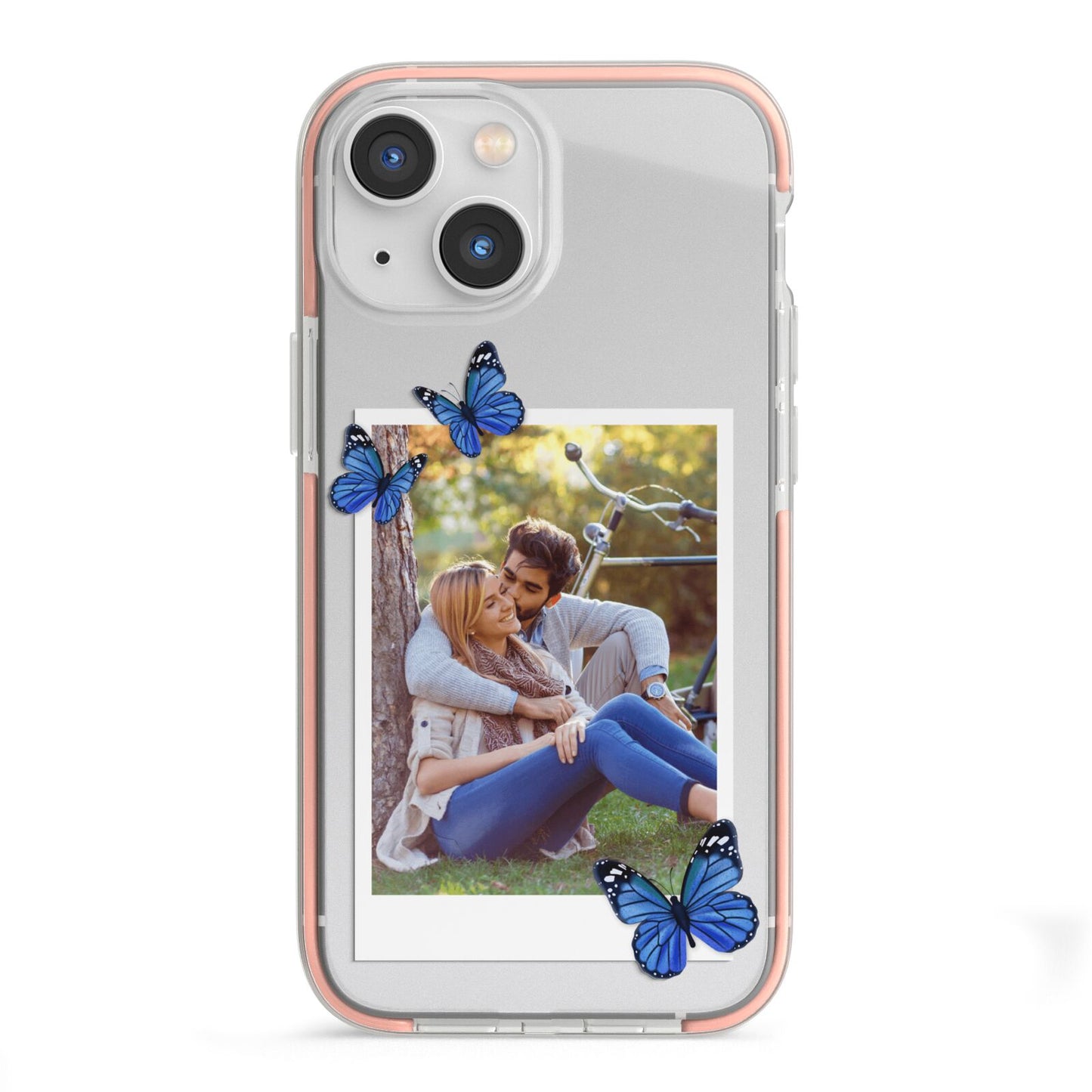 Polaroid Photo iPhone 13 Mini TPU Impact Case with Pink Edges