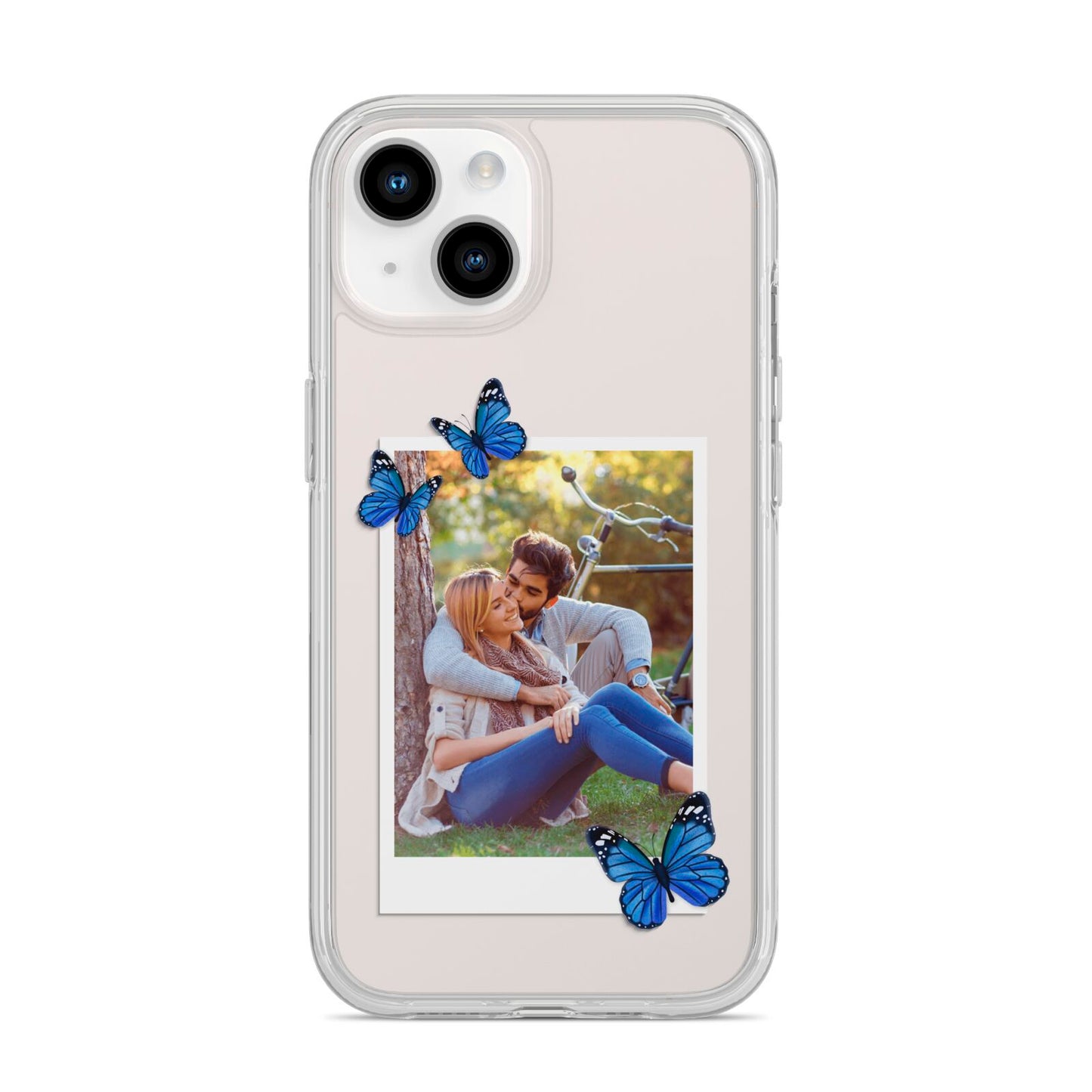Polaroid Photo iPhone 14 Clear Tough Case Starlight