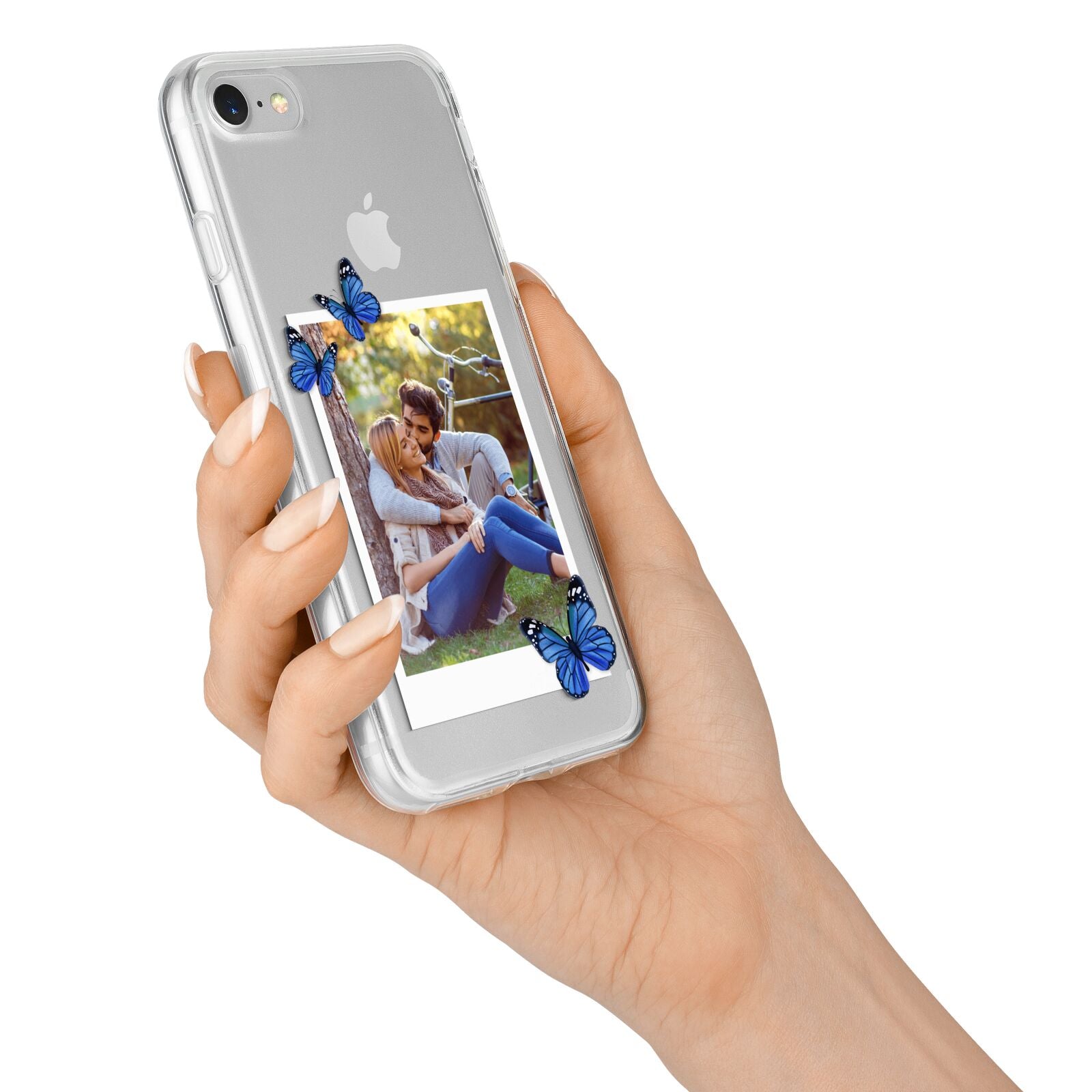 Polaroid Photo iPhone 7 Bumper Case on Silver iPhone Alternative Image