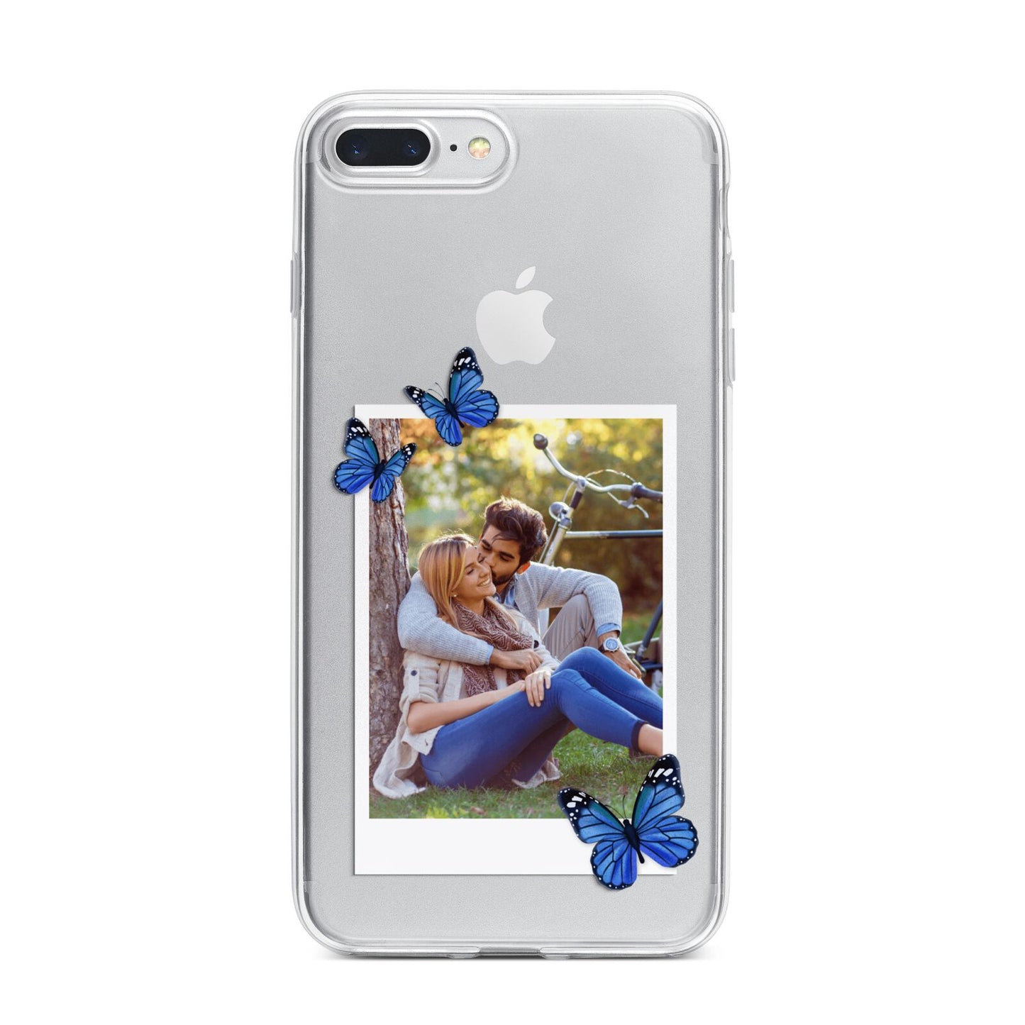 Polaroid Photo iPhone 7 Plus Bumper Case on Silver iPhone