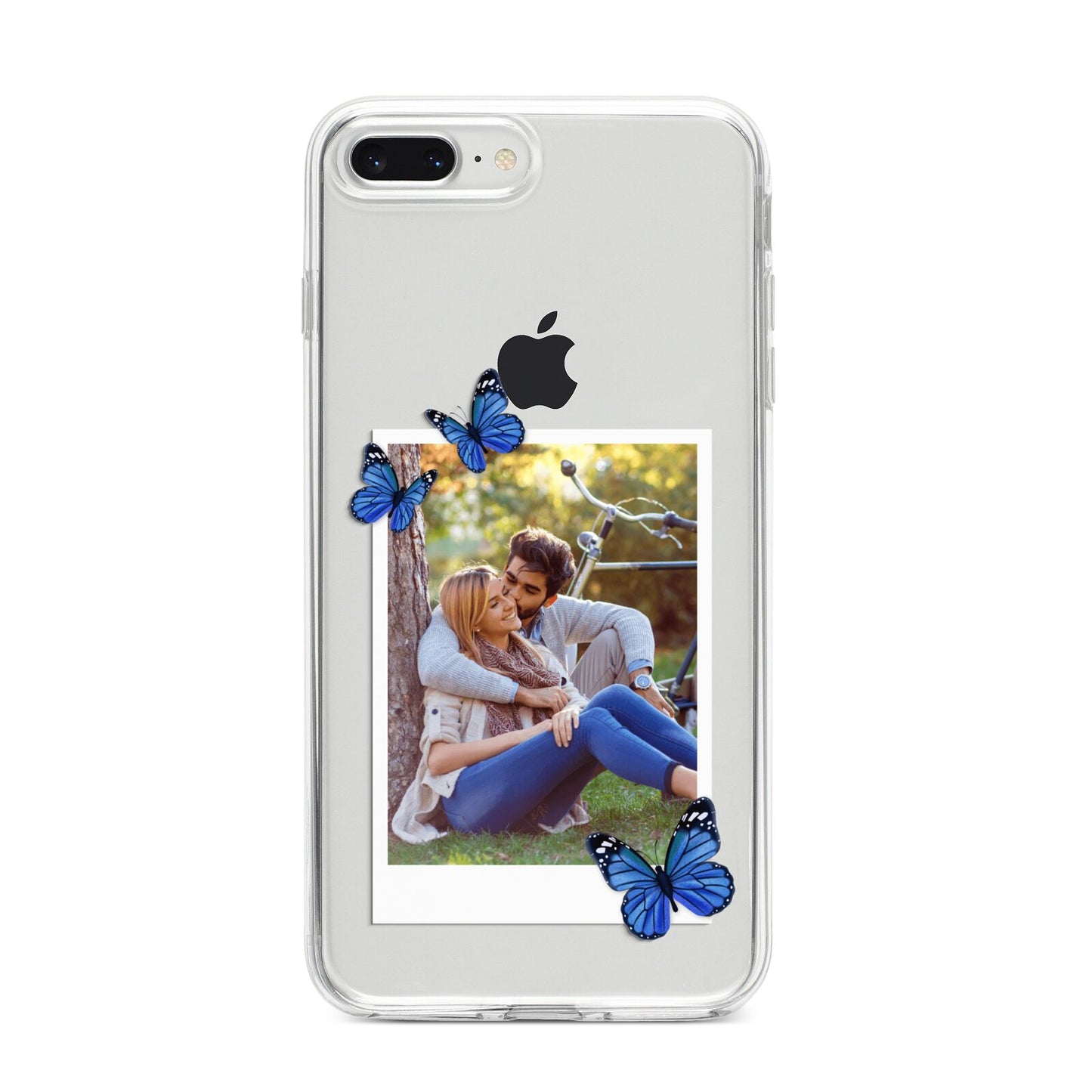 Polaroid Photo iPhone 8 Plus Bumper Case on Silver iPhone