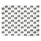 Polish Lowland Sheepdog Icon with Name Personalised Wrapping Paper Alternative