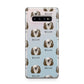 Polish Lowland Sheepdog Icon with Name Samsung Galaxy S10 Plus Case