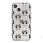 Polish Lowland Sheepdog Icon with Name iPhone 13 Mini TPU Impact Case with White Edges