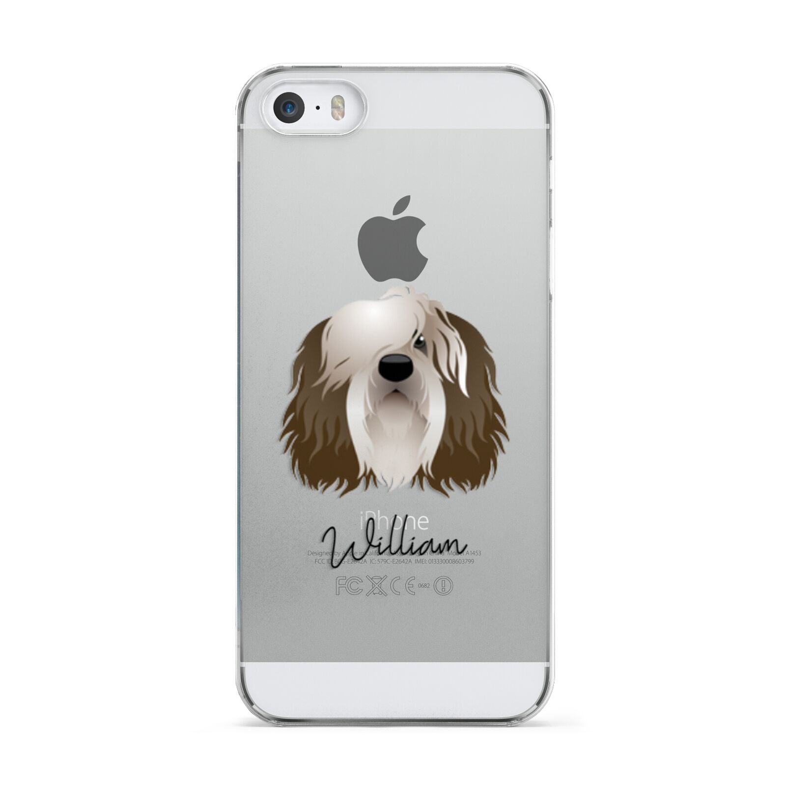Polish Lowland Sheepdog Personalised Apple iPhone 5 Case