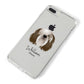 Polish Lowland Sheepdog Personalised iPhone 8 Plus Bumper Case on Silver iPhone Alternative Image