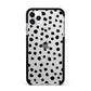 Polka Dot Apple iPhone 11 Pro Max in Silver with Black Impact Case