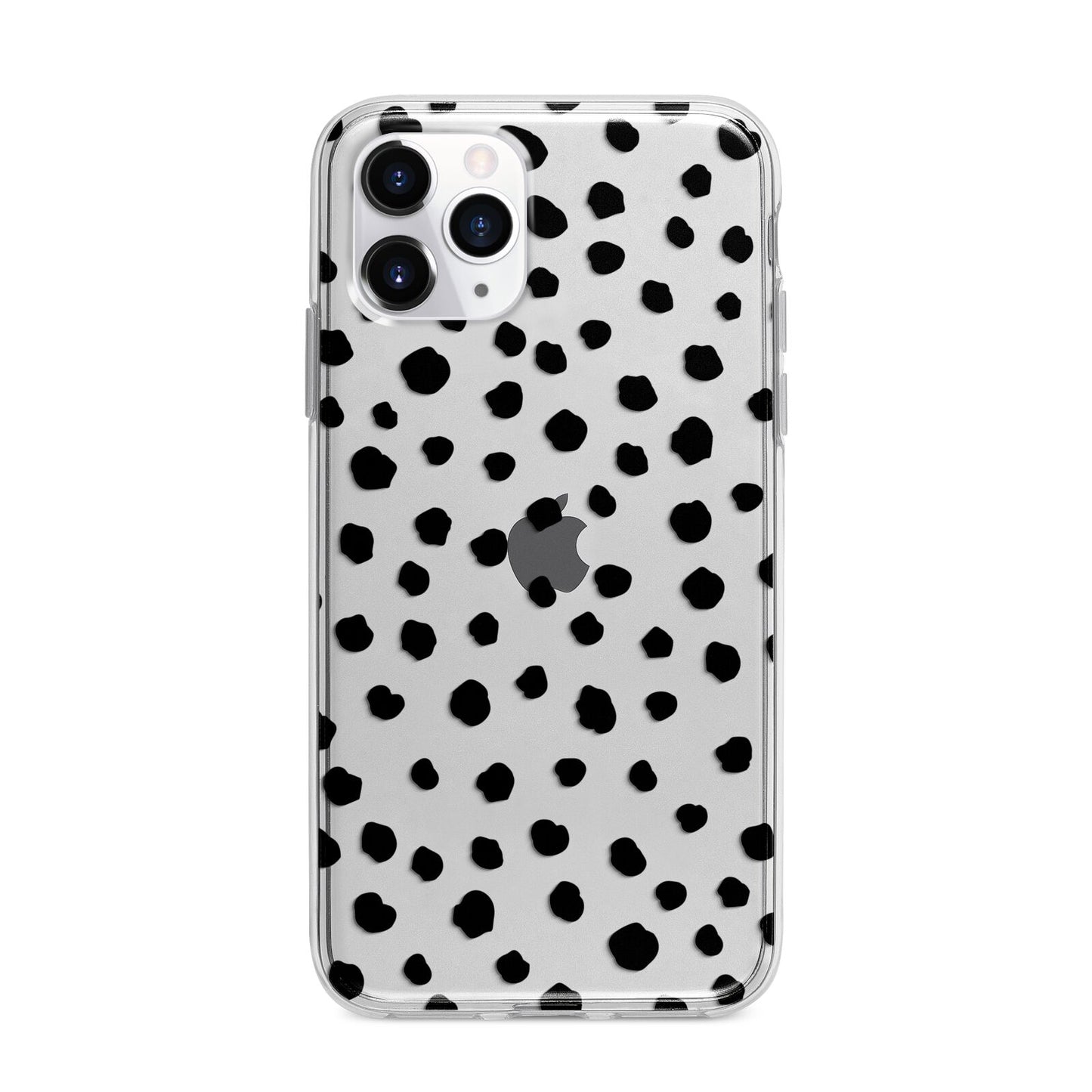Polka Dot Apple iPhone 11 Pro Max in Silver with Bumper Case