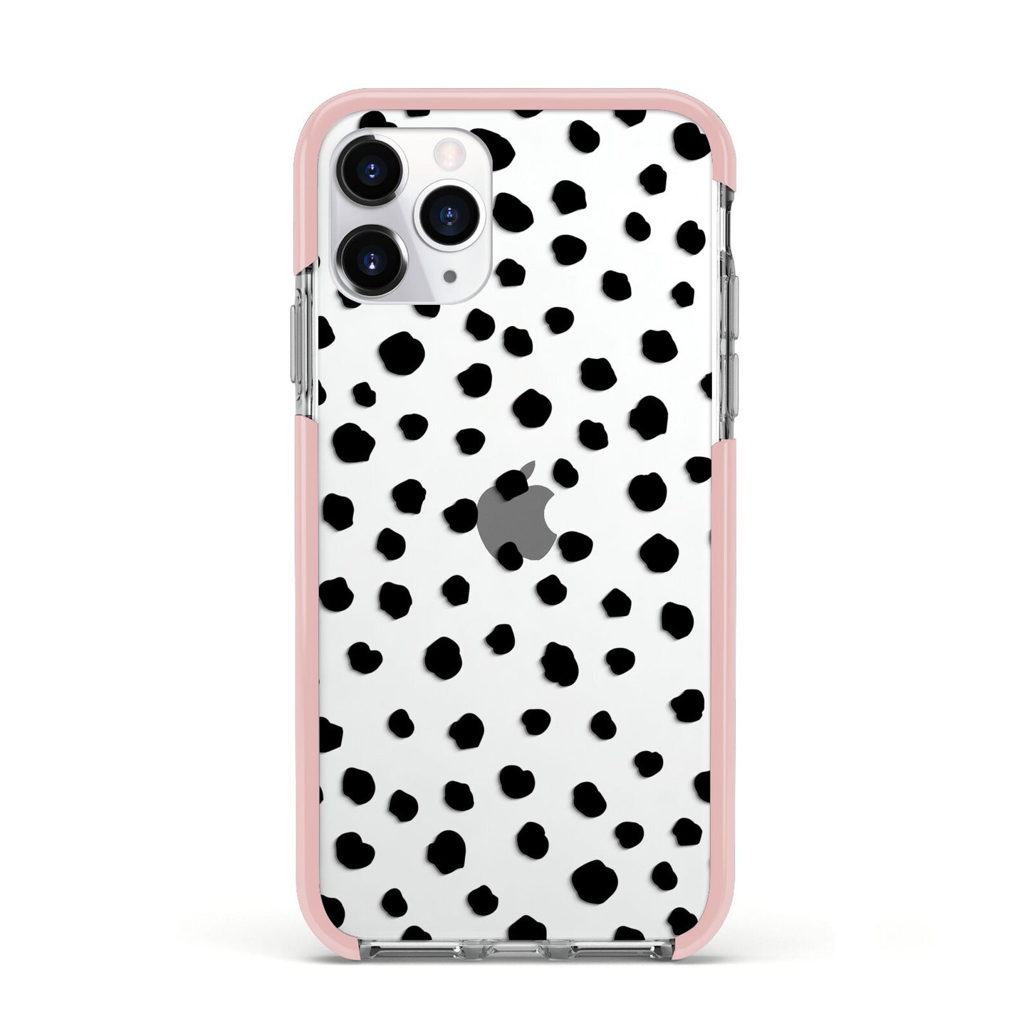 Polka Dot Apple iPhone 11 Pro in Silver with Pink Impact Case