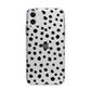 Polka Dot Apple iPhone 11 in White with Bumper Case