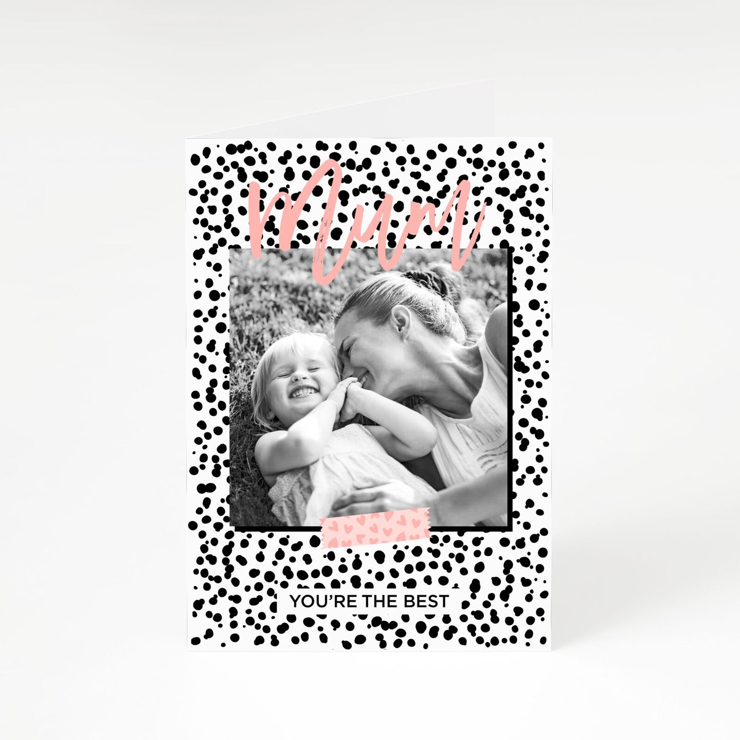 Polka Dot Mum A5 Greetings Card