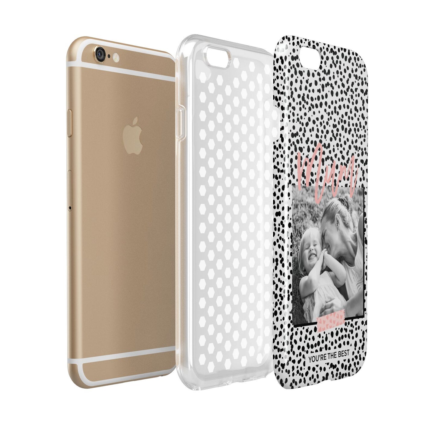 Polka Dot Mum Apple iPhone 6 3D Tough Case Expanded view