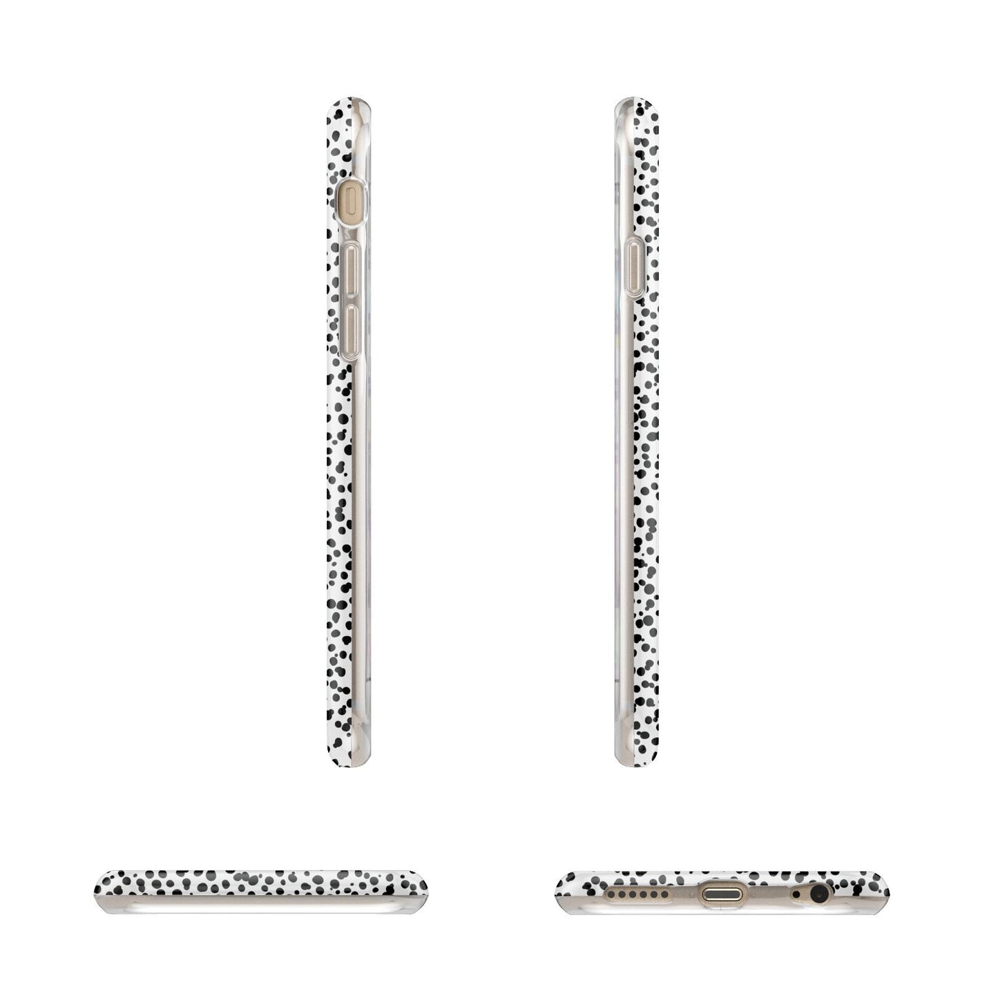 Polka Dot Mum Apple iPhone 6 3D Wrap Tough Case Alternative Image Angles