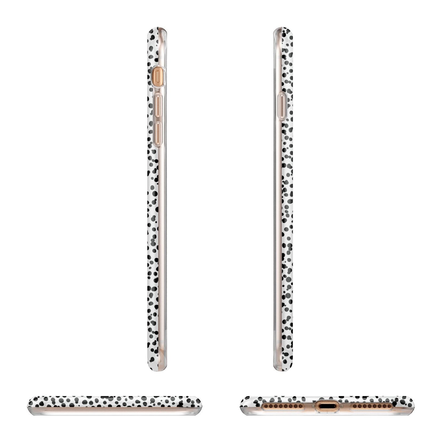 Polka Dot Mum Apple iPhone 7 8 Plus 3D Wrap Tough Case Alternative Image Angles