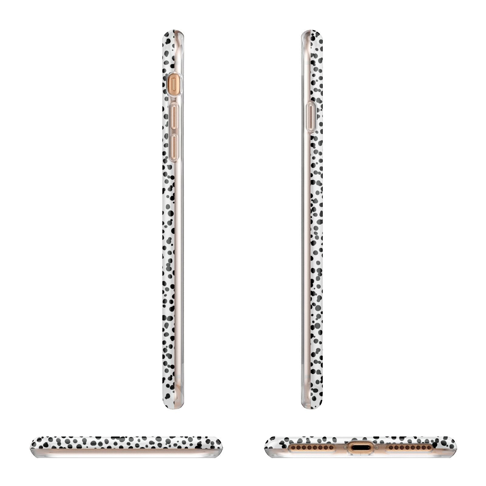 Polka Dot Mum Apple iPhone 7 8 Plus 3D Wrap Tough Case Alternative Image Angles