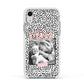 Polka Dot Mum Apple iPhone XR Impact Case White Edge on Silver Phone