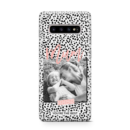 Polka Dot Mum Samsung Galaxy S10 Case