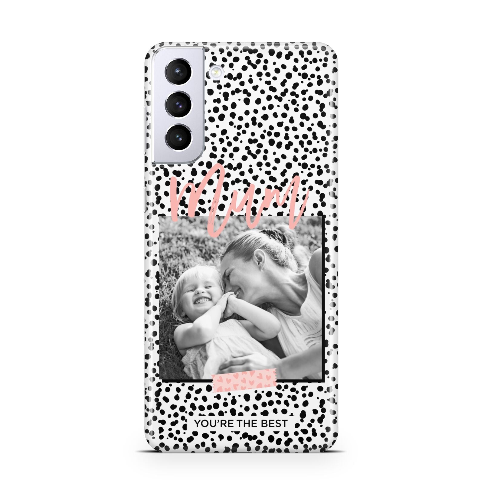 Polka Dot Mum Samsung S21 Plus Phone Case