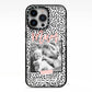 Polka Dot Mum iPhone 13 Pro Black Impact Case on Silver phone