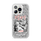 Polka Dot Mum iPhone 14 Pro Clear Tough Case Silver