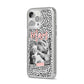 Polka Dot Mum iPhone 14 Pro Max Glitter Tough Case Silver Angled Image